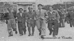 Grupo de cinco amigos 1940